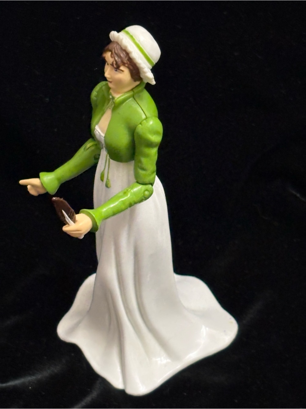 Jane Austen Posable Action Figure w/ Quill, Book, & Writing Desk - Picture 4 of 8